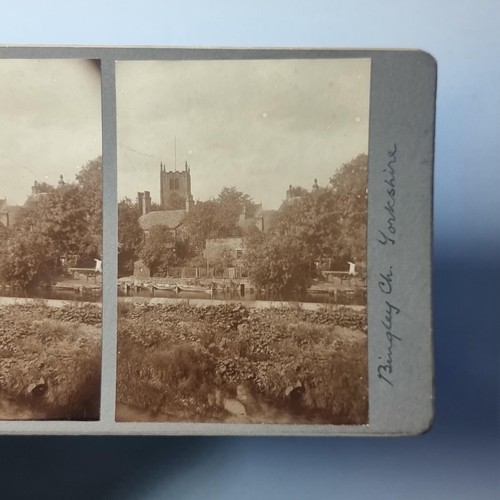Bingley yorkshire stereoview - bingley,
