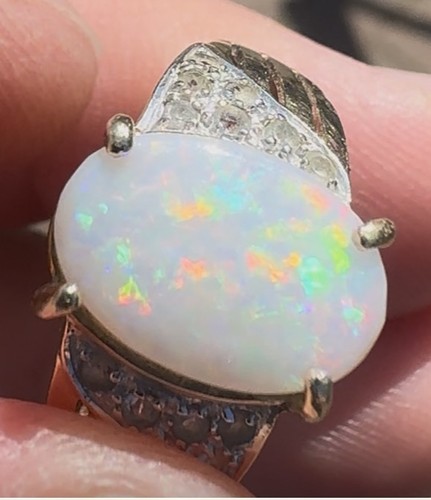 9ct australian opal - opal, and