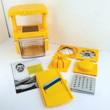  All-in-One Prep Tool. (YELLOW) vegetable slicer chopper chiper mandoline fruit 