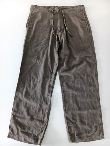 100 linen trousers w34l31 - 100%,