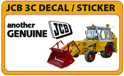 Jcb sticker decal - 3c, /