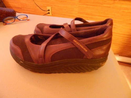 Skechers shape ups dark brown - skechers,