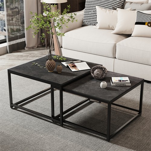 Genuine marble coffee table - coffee,