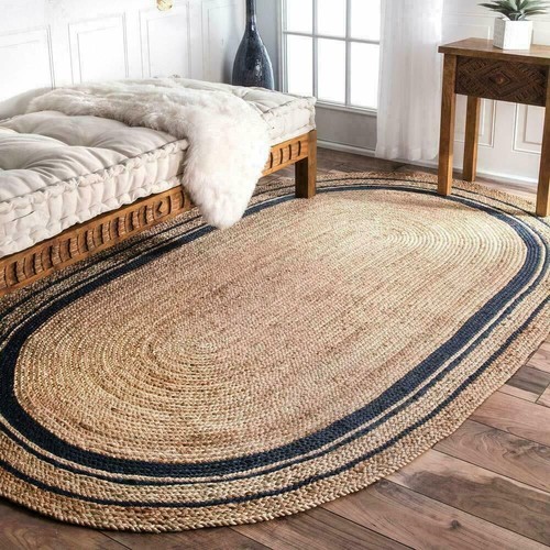 Oval rug jute 100 - rug,