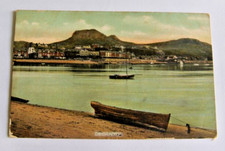Deganwy Beach POSTCARD Vintage 1908 Sea Row Boats Conwy County Wales Fishing