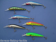 FLADEN LARGE 14cm DEEP DIVING PLUG PIKE PERCH TROUT SALMON BASS PREDATOR LURES