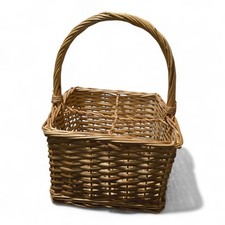 Wicker Milk Glass Wine Bottle