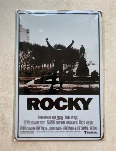 Rocky balboa metal sign man - balboa,