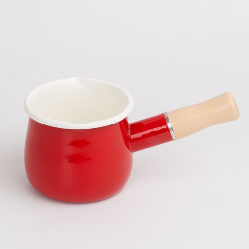 Small enamel milk - pan, with