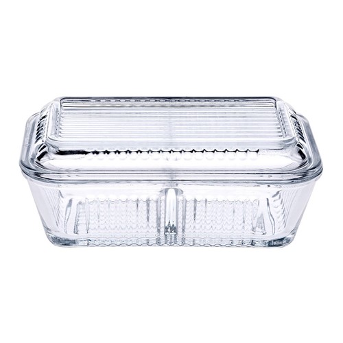 Pasabahce clear glass butter - clear,