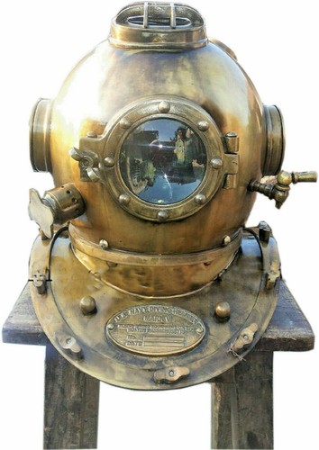 Diving helmet navy mark - helmet,