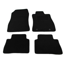 For Nissan Juke Car Mats for 2010 to 2019 Tailored Carpet 4pc Black Floor Set