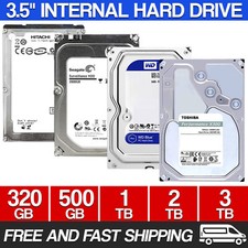 HARD DRIVE Internal 3.5" SATA SERVER OR DESKTOP HDD PC DVR CCTV