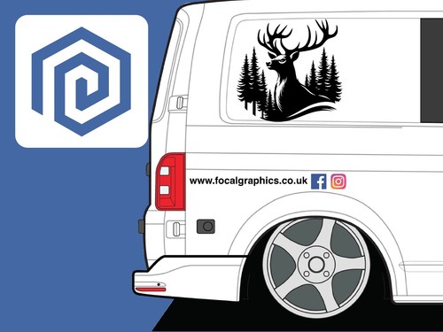 Stags head deer - stags, vinyl