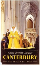Vintage Canterbury Art Print