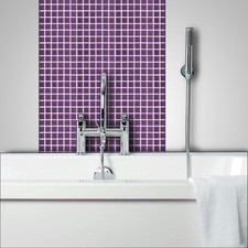 PURPLE Glass Mosaic Tiles