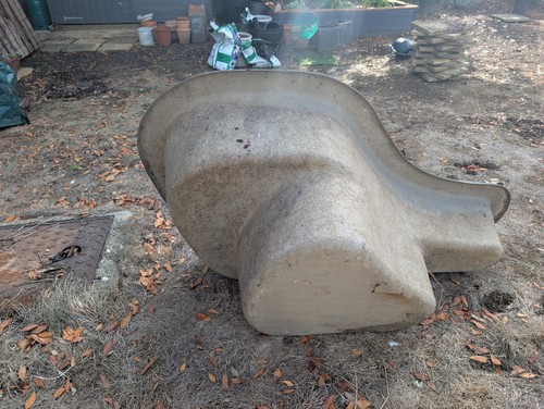 Pre formed garden pond - garden,