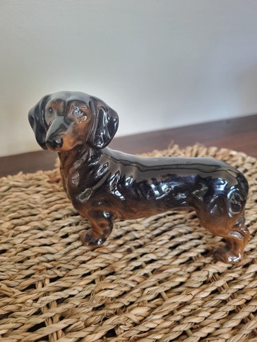 Vintage dachshund figure - dachshund,
