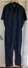 Dickies Boilersuit Coverall XL W38"-L33" Men's Overalls Workwear Navy Blue