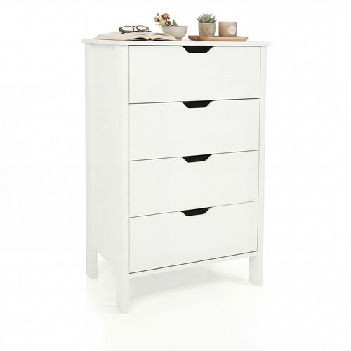 Costway drawer dresser chest - 4-drawer,