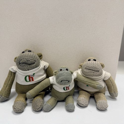 Tips monkey knitted plush - knitted,