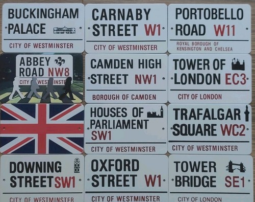 London street signs vintage - london,