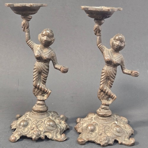 Vintage brass deepalakshmi - vintage,