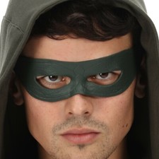 Green Arrow Face Mask Arsenal Comic Con Hero Domino Costume Cosplay Fancy Dress