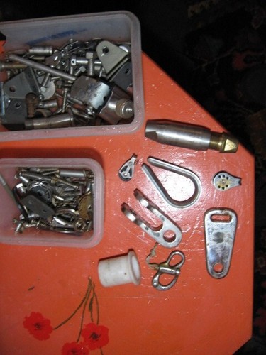 Job lot pulleys - of, rigging