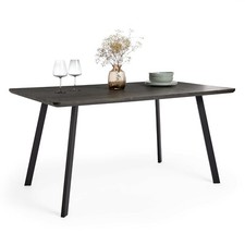 6 Seater Dining Table, Dark