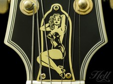 PIN-UP Brass Truss Rod Cover (GOLD). Fits most Epiphone, Les Paul, SG + more
