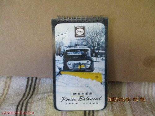 1961 jeep notebook - jeep,