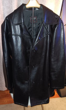 HELIUM Pu leather coat women