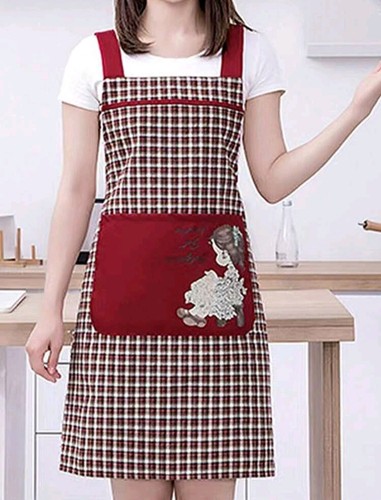 Vintage style gingham apron - vintage,