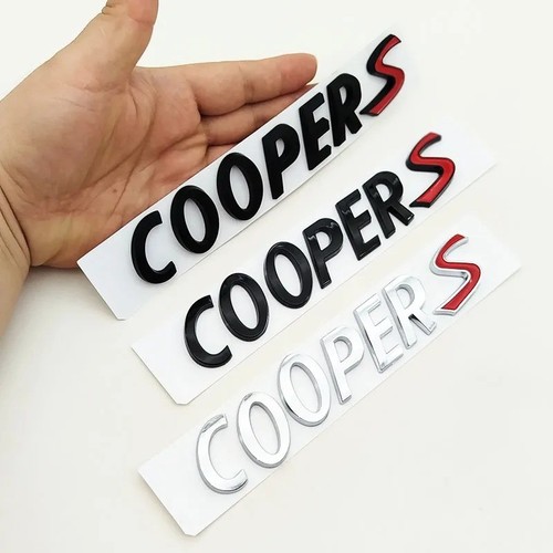 Cooper silver chrome letters - cooper,