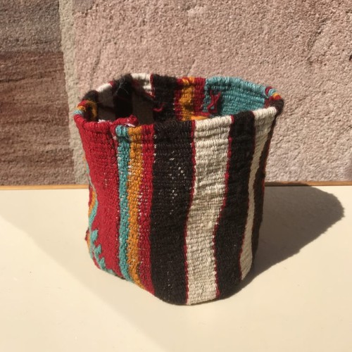 Kilim flower pot hand - kilim, (small)