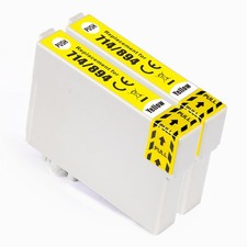 2 Compatible T0714 Yellow Ink