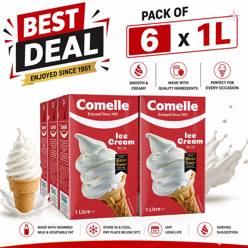 Comelle vanilla ice cream mix - ice,