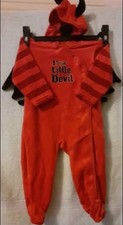 I'm a Little Devil baby's halloween costume (6-9 mths)