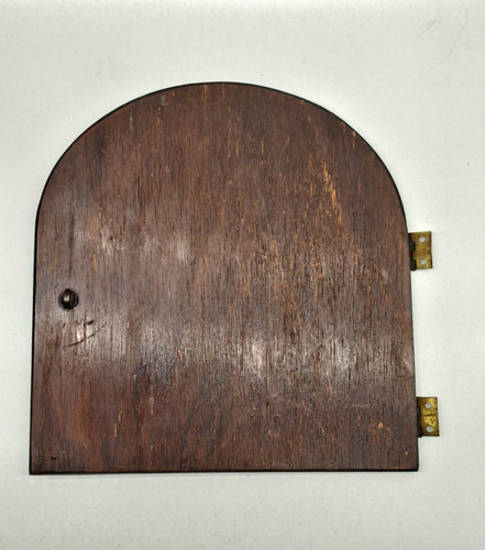 Vintage mantel clock wooden - mantel,