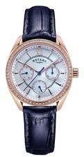Rotary Ladies Blue Leather