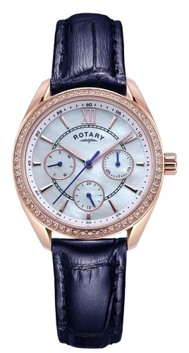 Rotary ladies blue leather - blue,