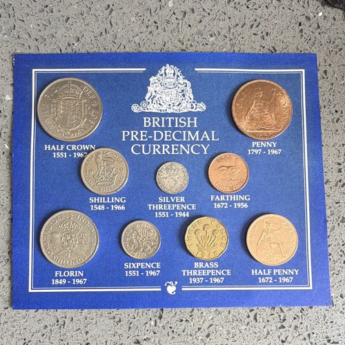 British pre decimal coin - pre-decimal,