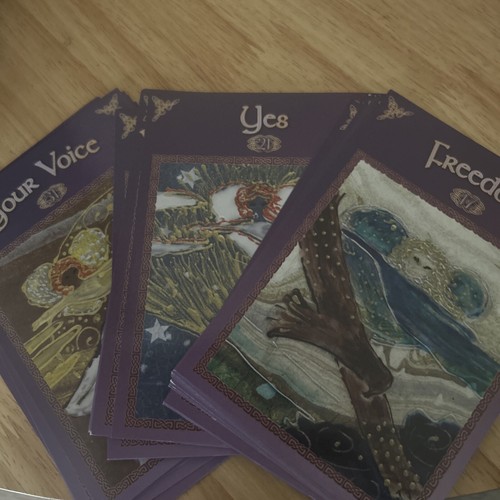 Tarot reading hands - by, an