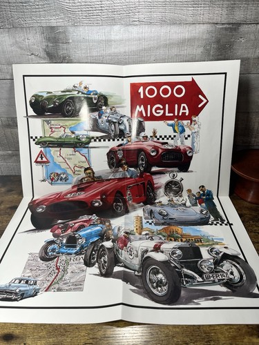 Mille miglia poster ferrari - mille,