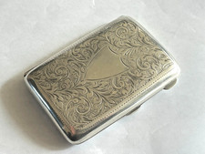 Antique Solid Silver Cigarette