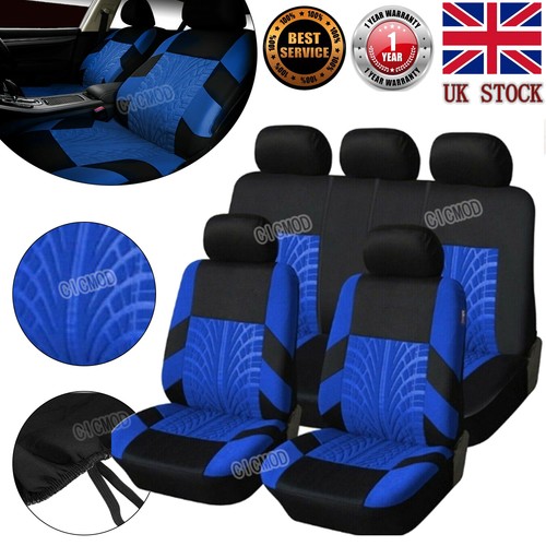 Blue car seat - covers, full