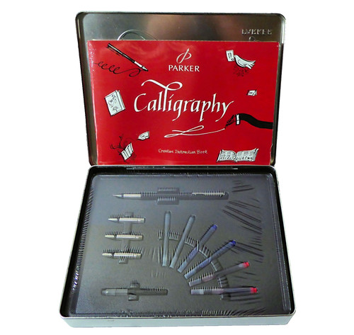 Parker calligraphy set pen - parker,