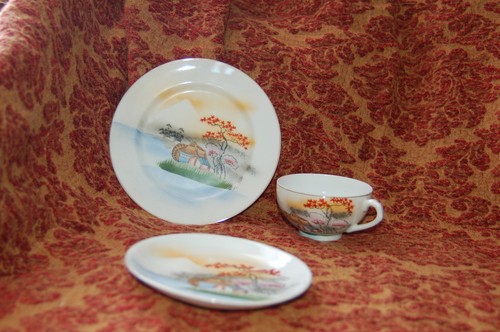 Vintage japanese tea cup - ,