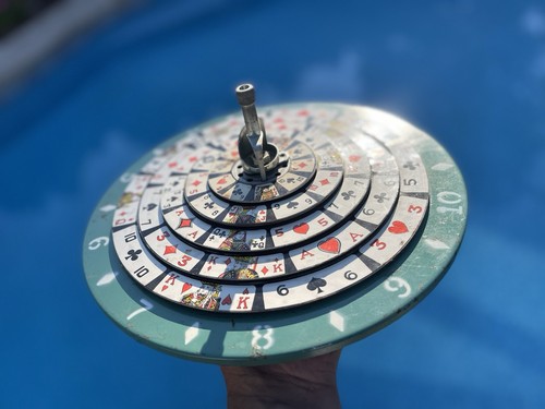 Vintage spinning poker - spinning,